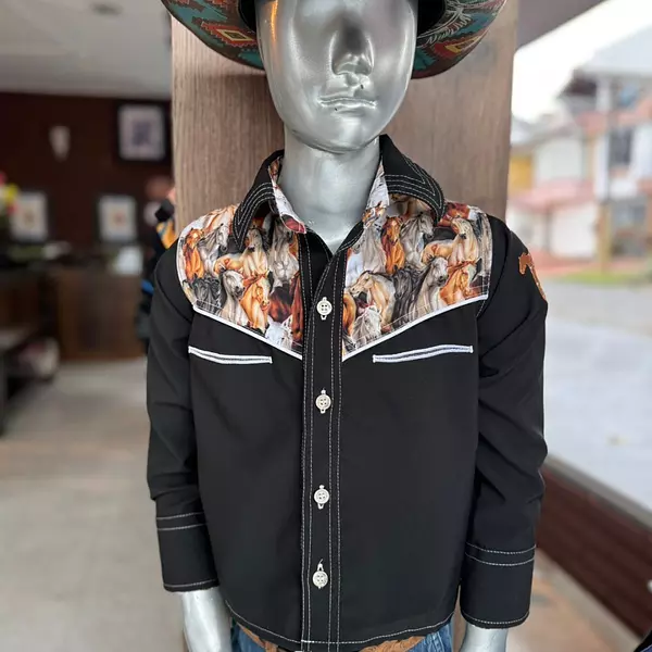Camisa Vaquera Kids Niño 4