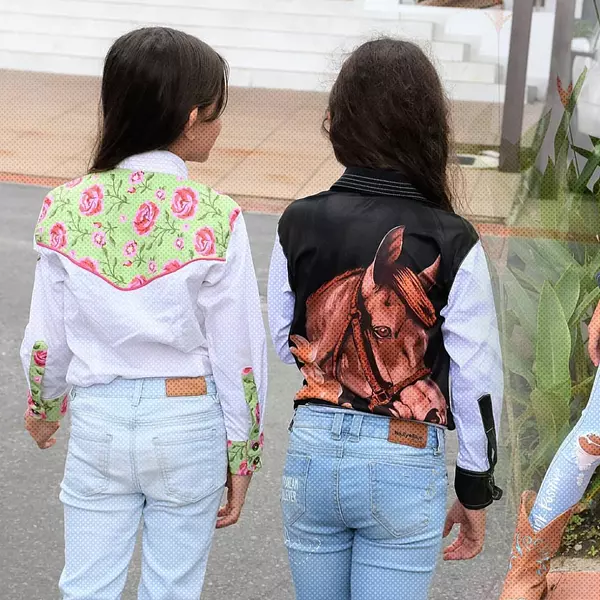 Camisa Vaquera Kids Niña 4